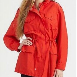 Marc by Marc Jacobs “The Raincoat” Cargo Rain Jacket, Red